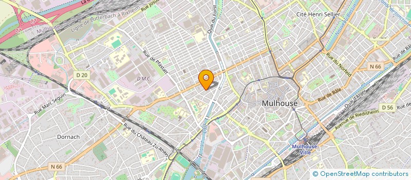 localisation de l'entreprise YASIN ONE  MULHOUSE