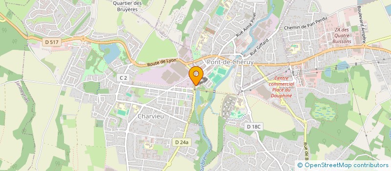 localisation de l'entreprise YASIR YADE  PONT-DE-CHERUY