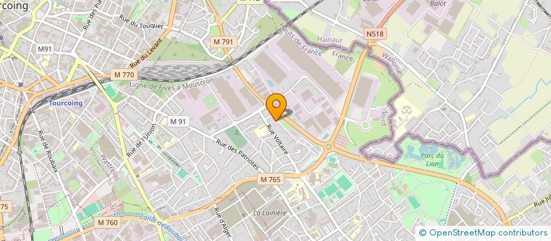 localisation de l'entreprise YASLIA  WATTRELOS