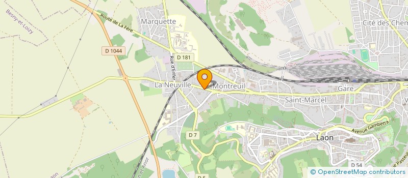 localisation de l'entreprise YASMARA STRUCTURE à LAON