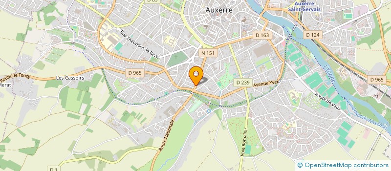 localisation de l'entreprise YASMINA à AUXERRE