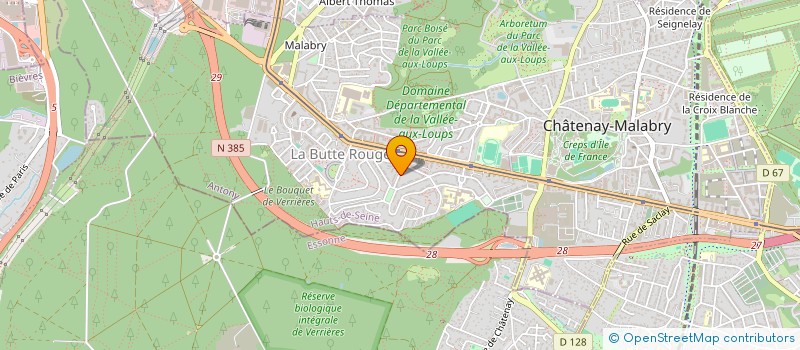 localisation de l'entreprise YASMINA 92 TRANSPORT  CHATENAY-MALABRY