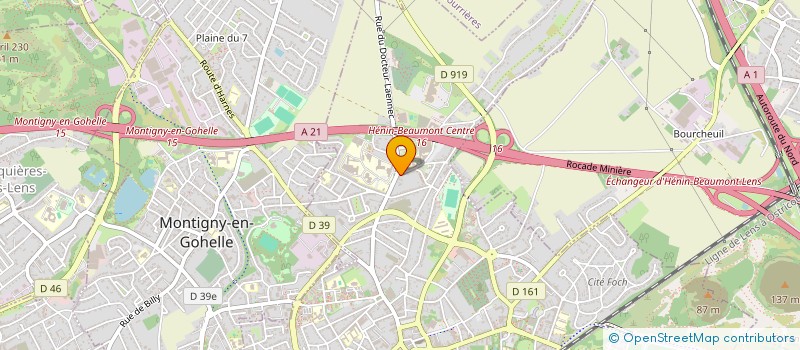 localisation de l'entreprise YASMINE à HENIN-BEAUMONT