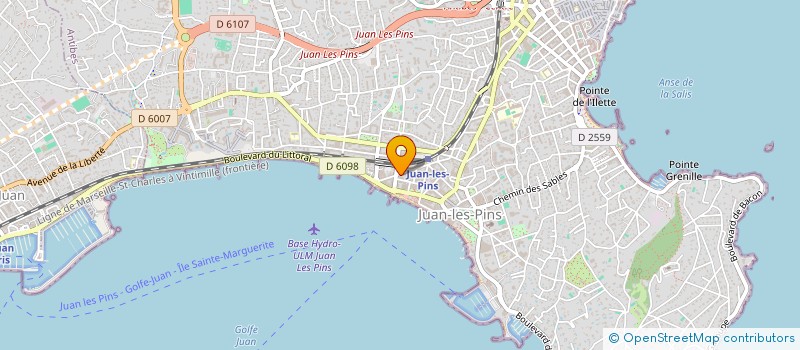 localisation de l'entreprise YASMINE à ANTIBES
