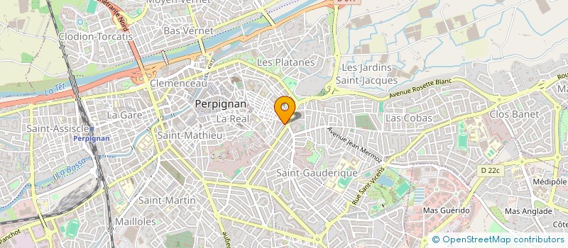 localisation de l'entreprise YASMINE à PERPIGNAN