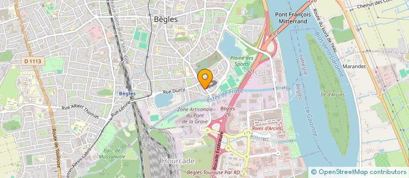localisation de l'entreprise YASMINE  BEGLES