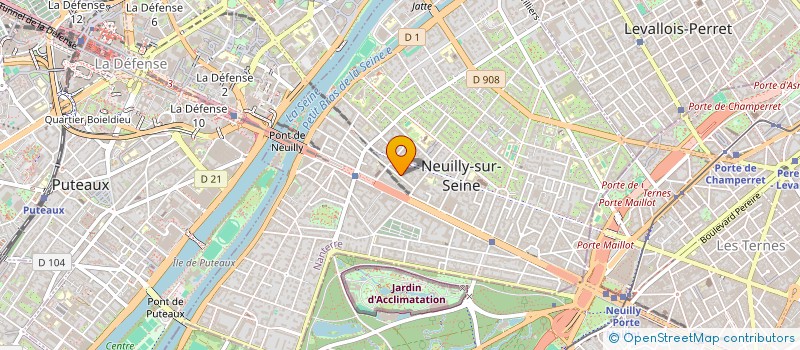 localisation de l'entreprise YASOUA à NEUILLY-SUR-SEINE