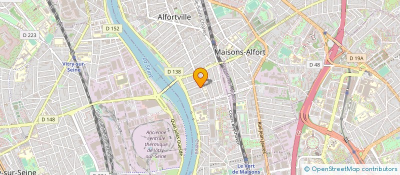 localisation de l'entreprise YASS  ALFORTVILLE