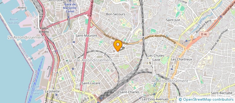 localisation de l'entreprise YASS COIFFURE  MARSEILLE