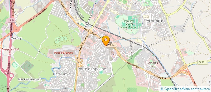 localisation de l'entreprise YASS COMMERCE  PERPIGNAN