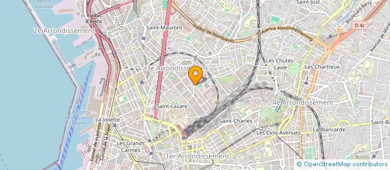 localisation de l'entreprise YASS DISTRIBUTION à MARSEILLE
