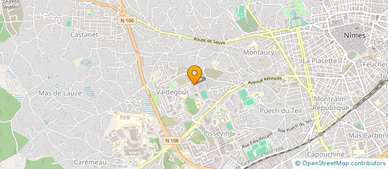 localisation de l'entreprise YASS ETANCHEITE  NIMES