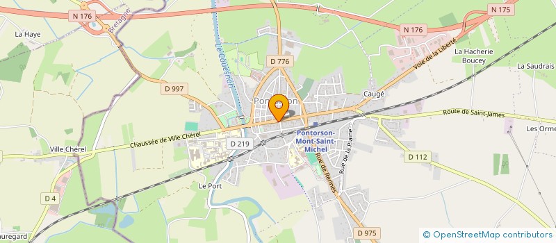 localisation de l'entreprise YASS MARKET  PONTORSON