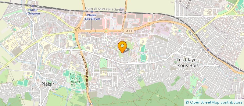 localisation de l'entreprise YASS SERVICES  LES CLAYES-SOUS-BOIS