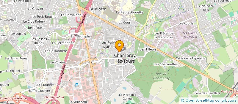localisation de l'entreprise YASS TAXI  CHAMBRAY-LES-TOURS