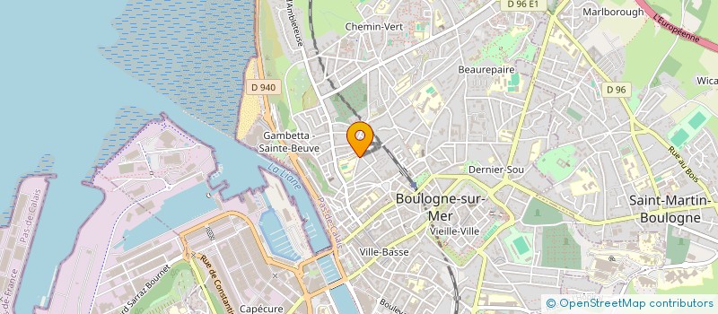 localisation de l'entreprise YASSEA à BOULOGNE-SUR-MER