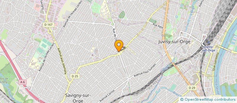localisation de l'entreprise YASSINE BEAUTE à SAVIGNY-SUR-ORGE