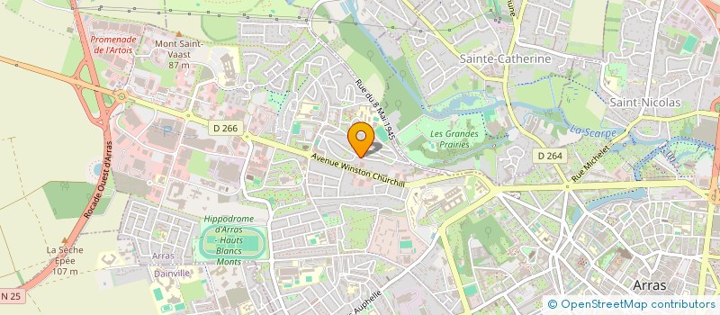localisation de l'entreprise YASSINEPROD  ARRAS