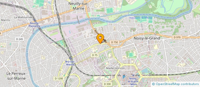 localisation de l'entreprise YASSO DISTRIBUTION à LA COURNEUVE