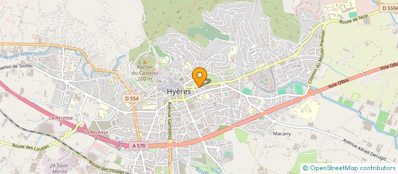 localisation de l'entreprise YASSTOOL  HYERES