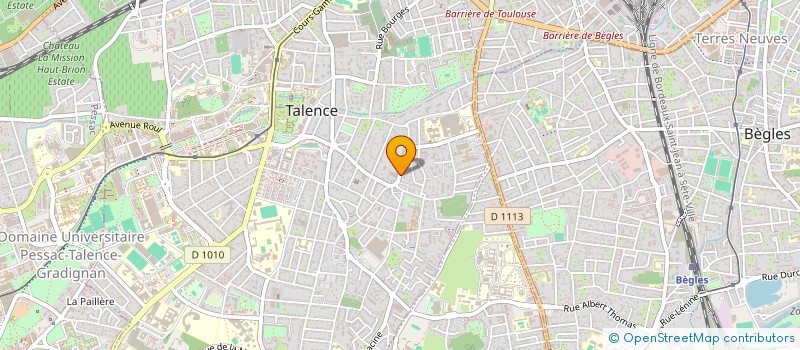 localisation de l'entreprise YASTENIC-II  TALENCE