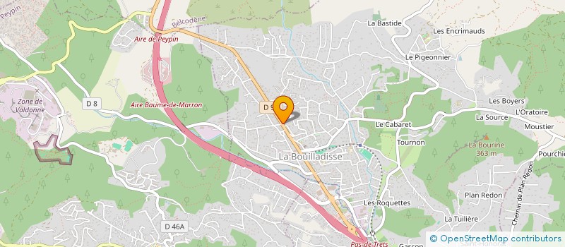 localisation de l'entreprise YASUMI ESPORT à LA BOUILLADISSE