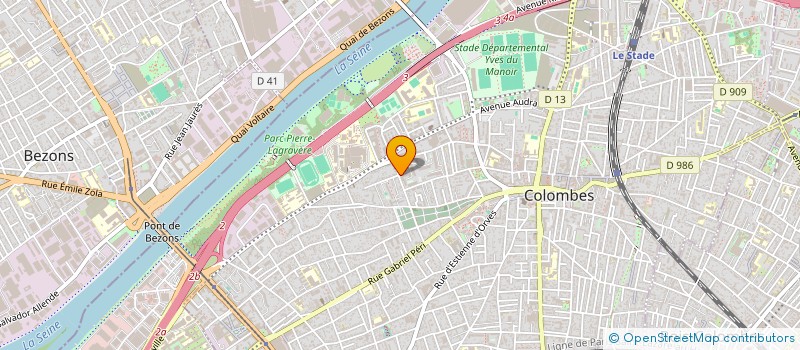 localisation de l'entreprise YAT CONSULTING à COLOMBES