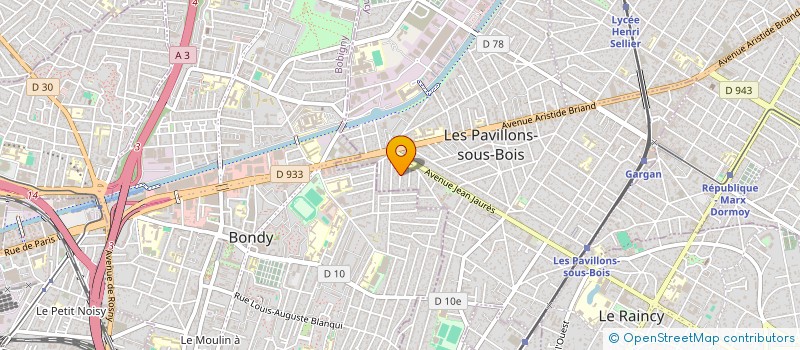 localisation de l'entreprise YATAAAAA PRODUCTIONS  LES PAVILLONS-SOUS-BOIS