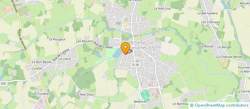 localisation de l'entreprise YATE  GRANDCHAMP-DES-FONTAINES