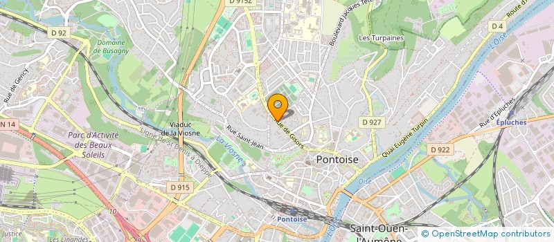 localisation de l'entreprise YATEL  PONTOISE