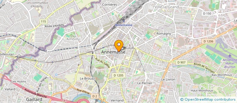 localisation de l'entreprise YATHREB INTERNATIONAL à ANNEMASSE
