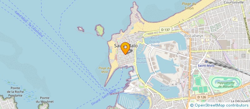 localisation de l'entreprise YATI à SAINT-MALO