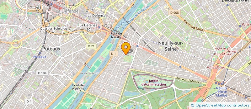 localisation de l'entreprise YATIYAK à NEUILLY-SUR-SEINE