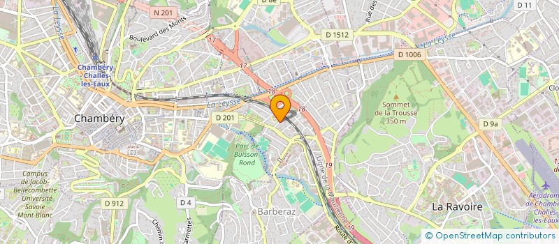 localisation de l'entreprise YATOO 73  BARBERAZ