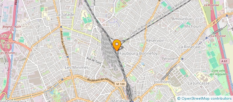 localisation de l'entreprise YATRA à TOULOUSE