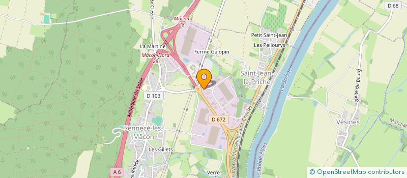localisation de l'entreprise YATRI à MACON