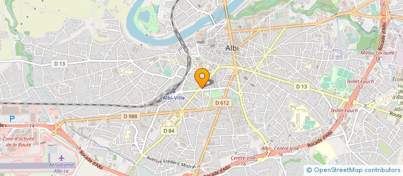 localisation de l'entreprise YATTA à ALBI