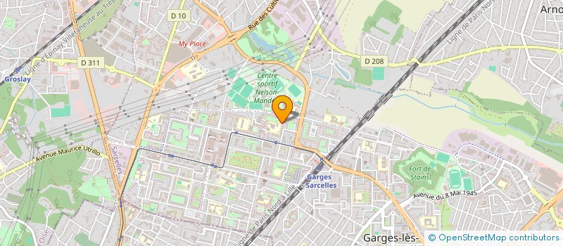 localisation de l'entreprise YATTA TRANSPORTS à GONESSE
