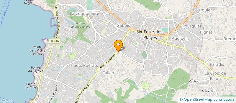localisation de l'entreprise YATTIM à SIX-FOURS-LES-PLAGES
