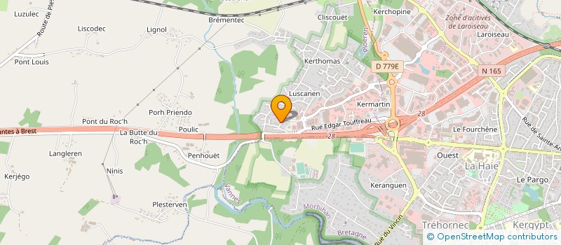 localisation de l'entreprise YAUDIC DEVELOPPEMENT  PLOEREN