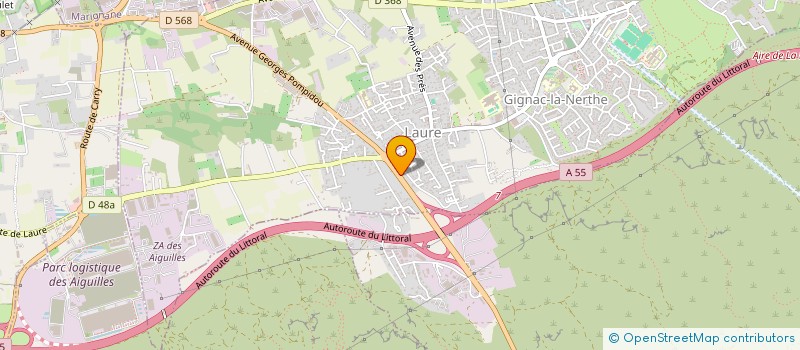 localisation de l'entreprise YAUDIT TECKS à GIGNAC-LA-NERTHE
