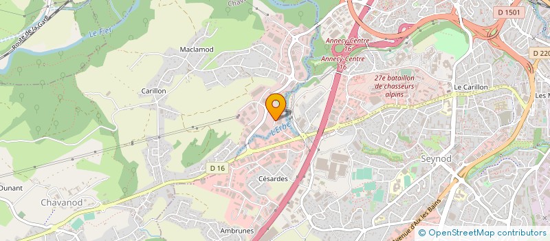 localisation de l'entreprise YAUTE IMMO  CHAVANOD