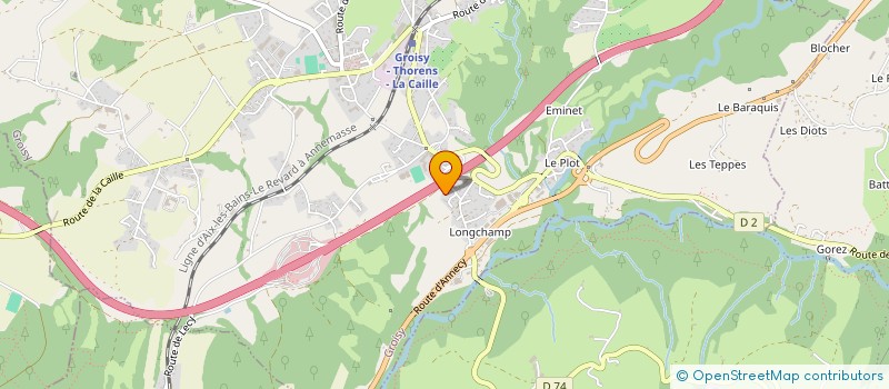 localisation de l'entreprise YAUTEC  GROISY