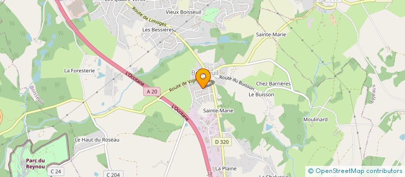 localisation de l'entreprise YAVA à FEYTIAT