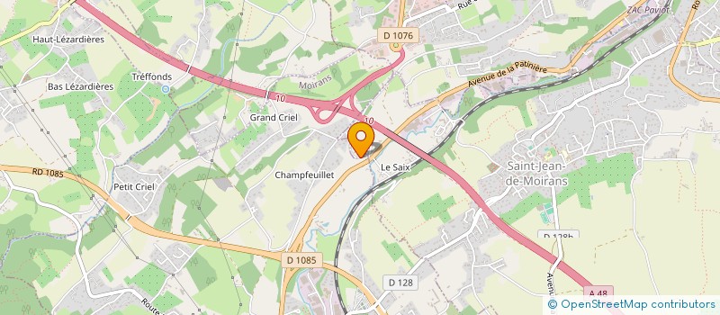 localisation de l'entreprise YAVE SCI  SAINT-JEAN-DE-MOIRANS