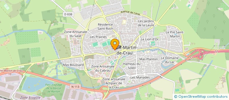 localisation de l'entreprise YAVE SERVICES à SAINT-MARTIN-DE-CRAU