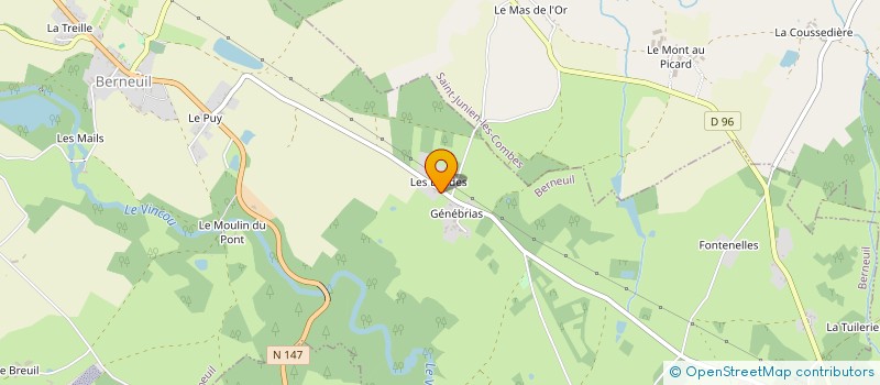 localisation de l'entreprise YAVI  BERNEUIL