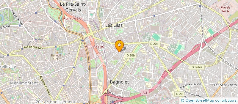localisation de l'entreprise YAVNEDEL  BAGNOLET