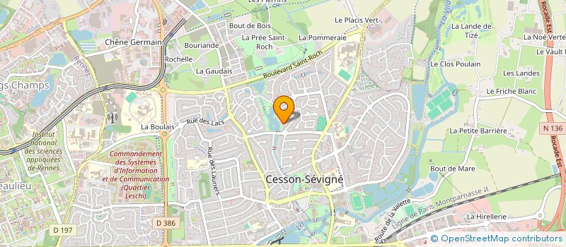 localisation de l'entreprise YAVOLOCITO  CESSON-SEVIGNE