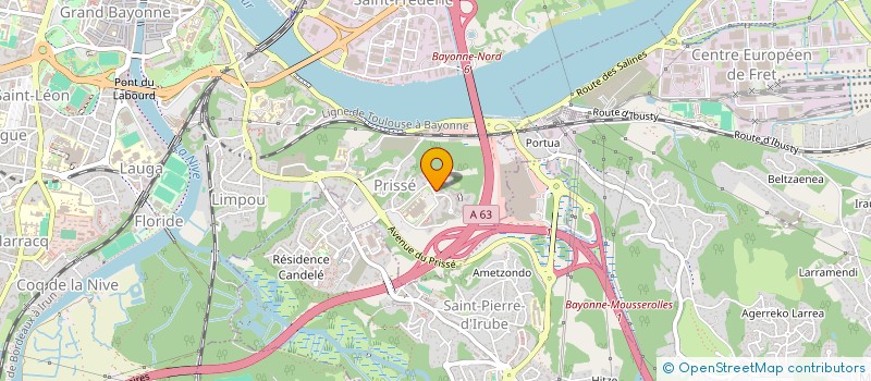 localisation de l'entreprise YAVUZ CONSTRUCTION  BAYONNE